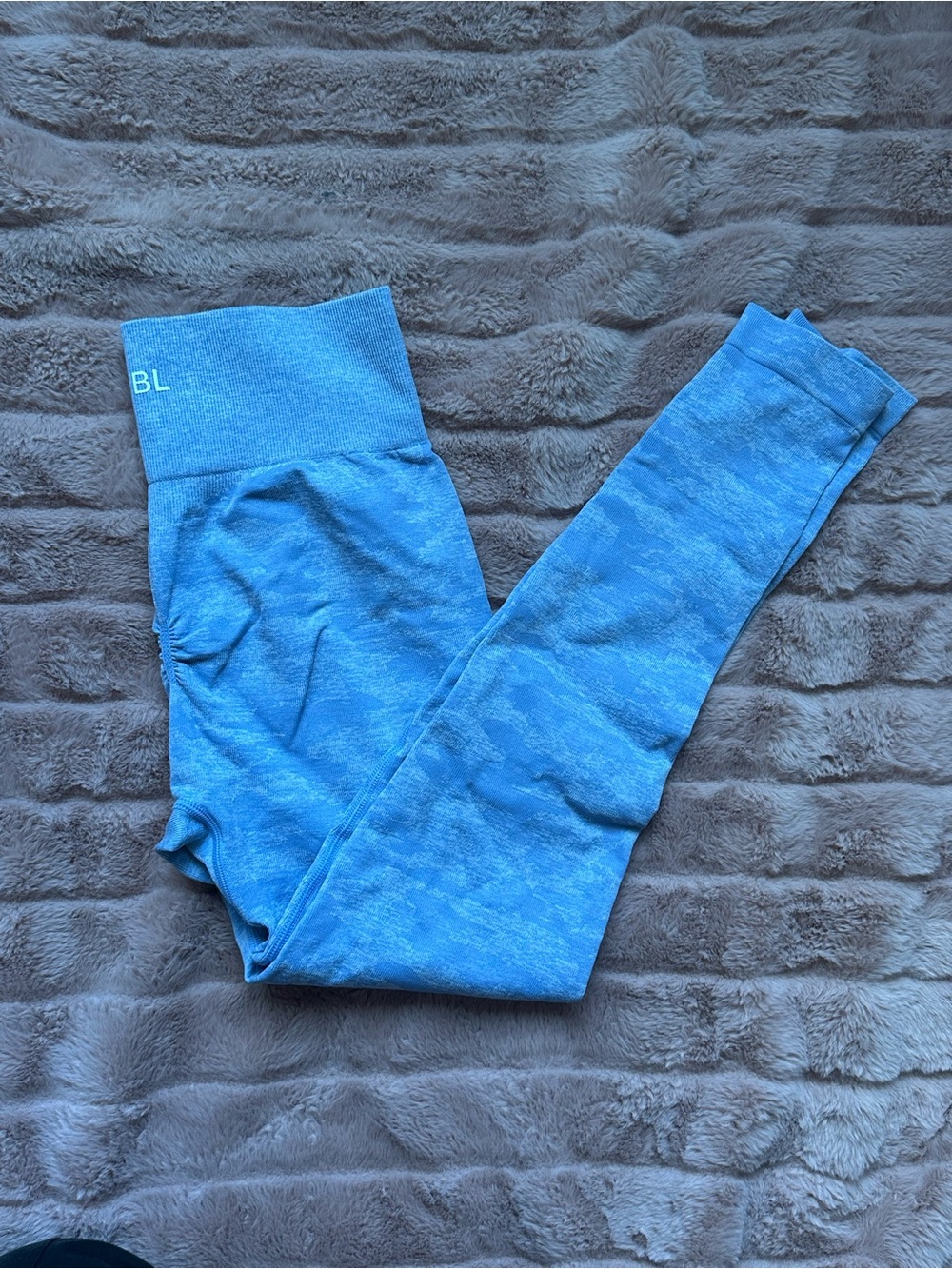 AYBL Blue Seamless High-Waist Leggings